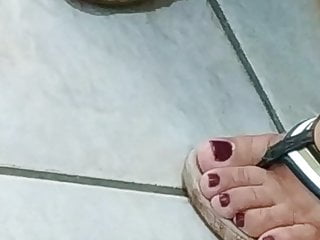 Asian Granny Feet