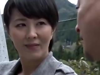 Horny Bush-leaguer Japanese Milf Opens Muted Cunt Of Fucking